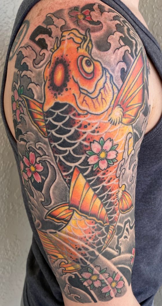 tattoo japanese koi fish